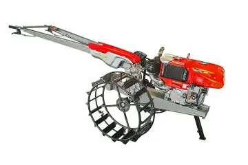 OEM ODM 15 HP Air-Cooled Hand-Start Kubota-Style Model 141 Walking Tractor – Extended Handle for Enhanced Safety