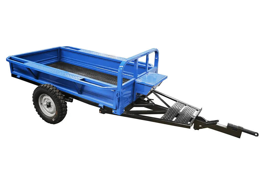 OEM ODM agricultural transport vehicle, hand-guided tractormicro tiller special trailer, size can be customized (8).jpg